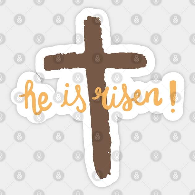He is Risen Sticker by TheMoodyDecor